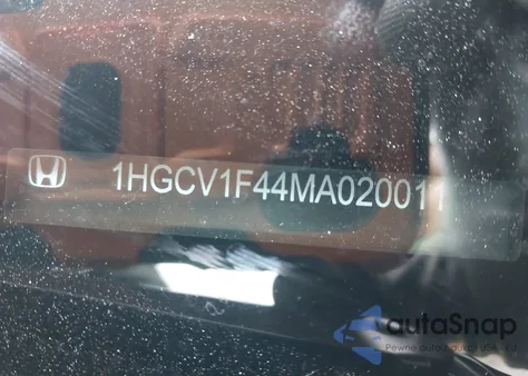 2021 Honda Accord Sport Special Edition из США, поврежденный, VIN 1HGCV1F44MA020011